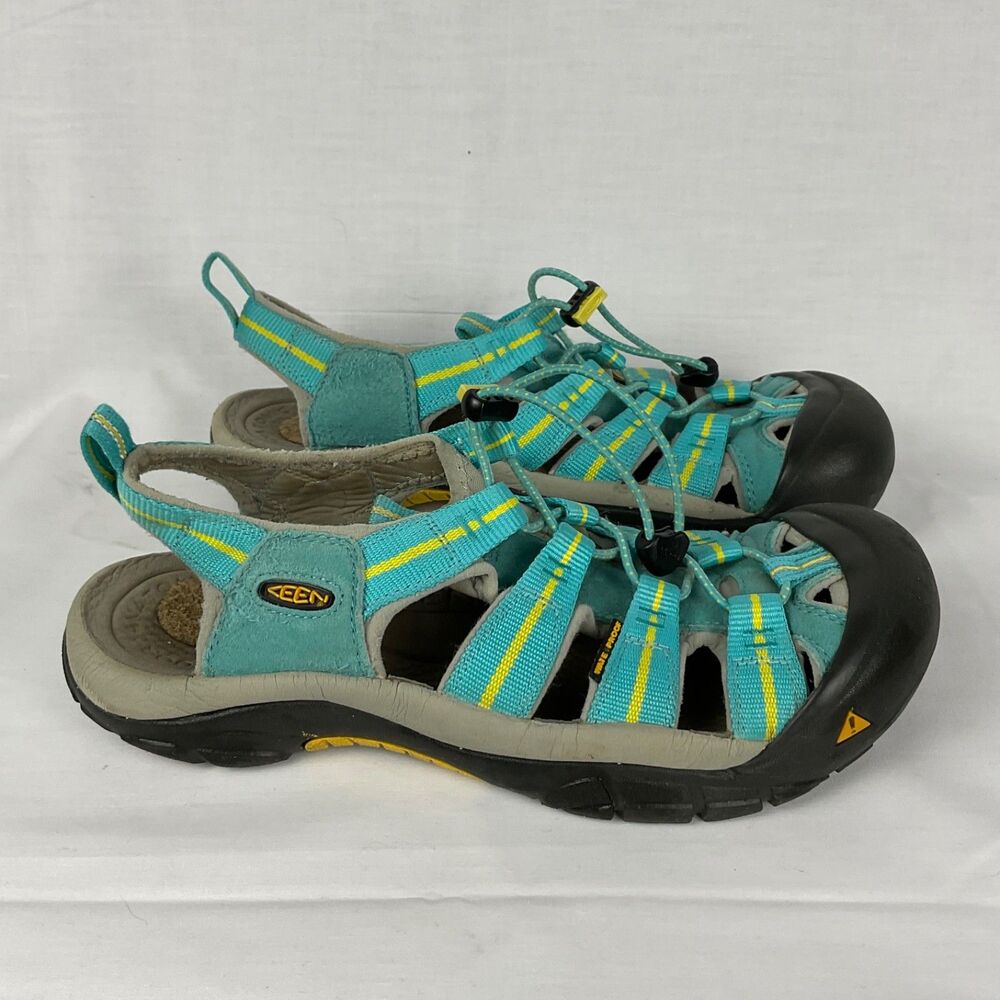KEEN Newport Hiking Sandals Teal Waterproof Closed Toe Ladies Approx Sz 10